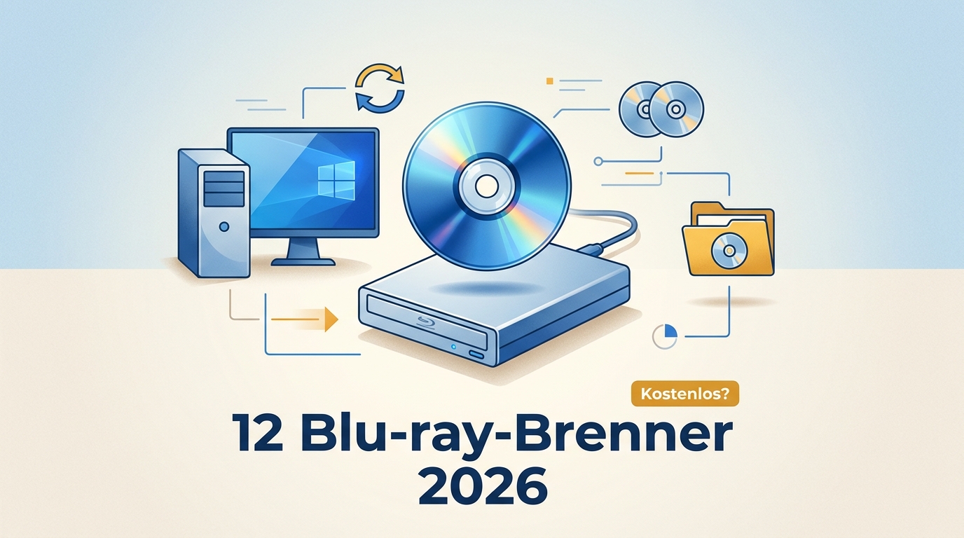 12 Blu-ray-Brennprogramme 2026 im Test: kostenlos und ohne Abo?