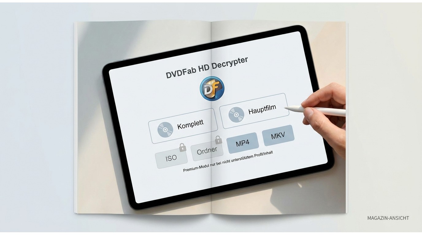DVDFab HD Decrypter mit kostenlosen Copy- und Ripper-Basisfunktionen