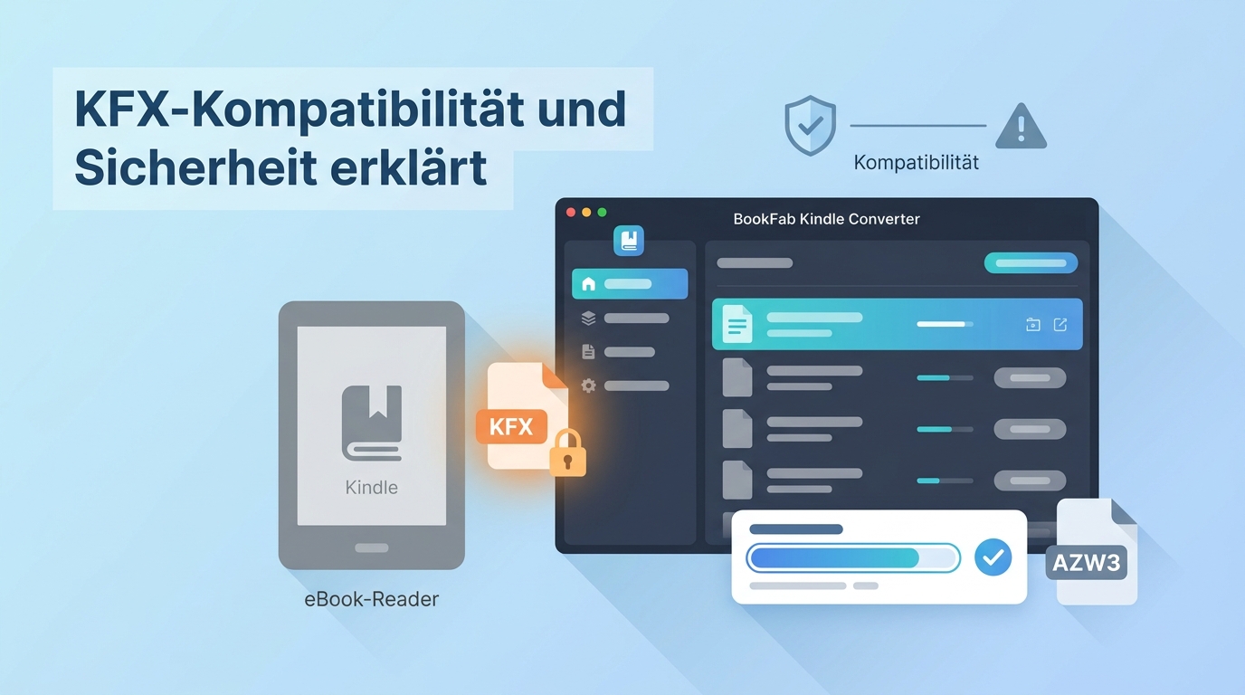 BookFab Kindle Converter 2026: KFX-Kompatibilität und Sicherheit im Check