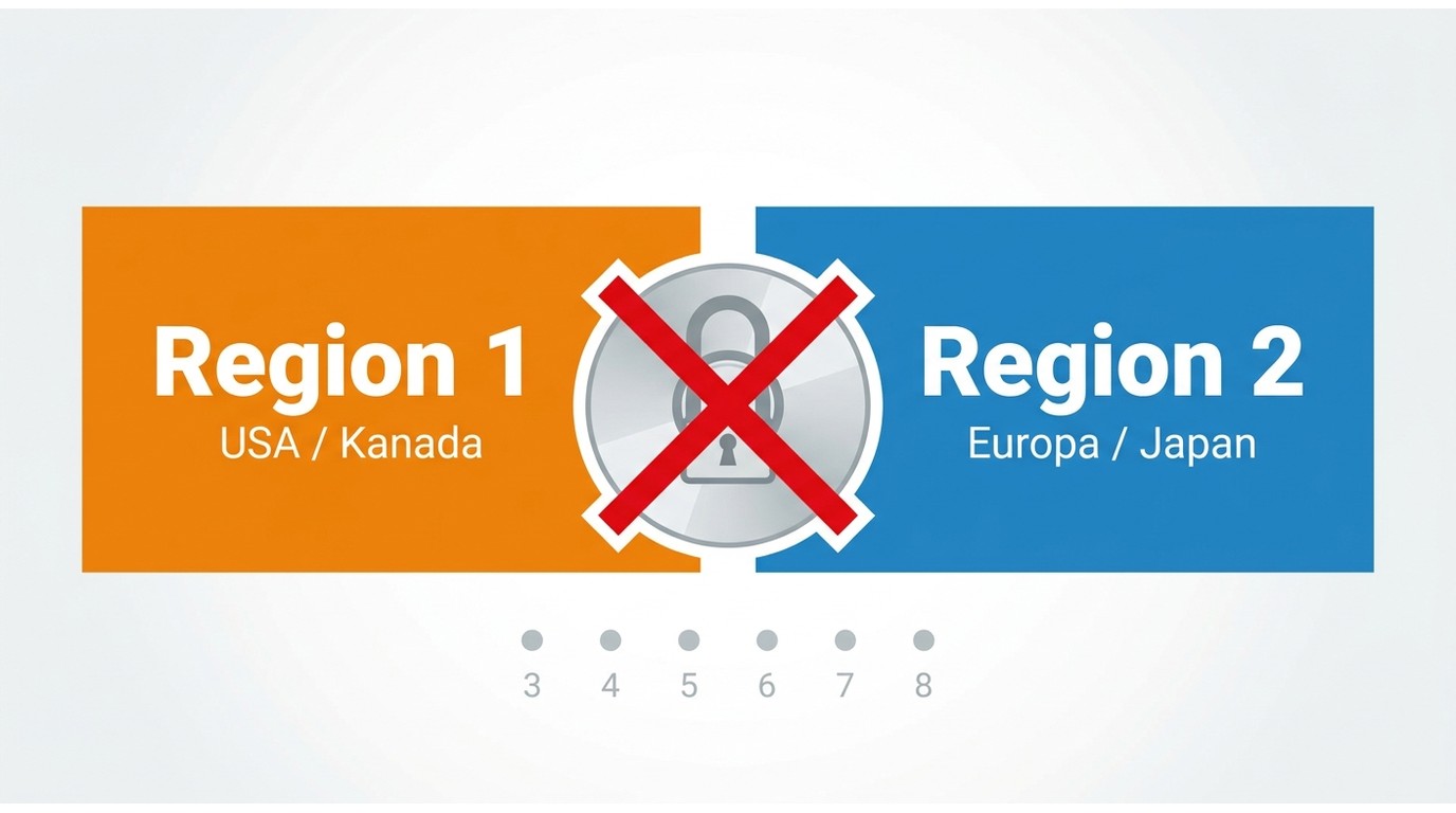 DVD-Regionalcodes für Xbox One vergleichen