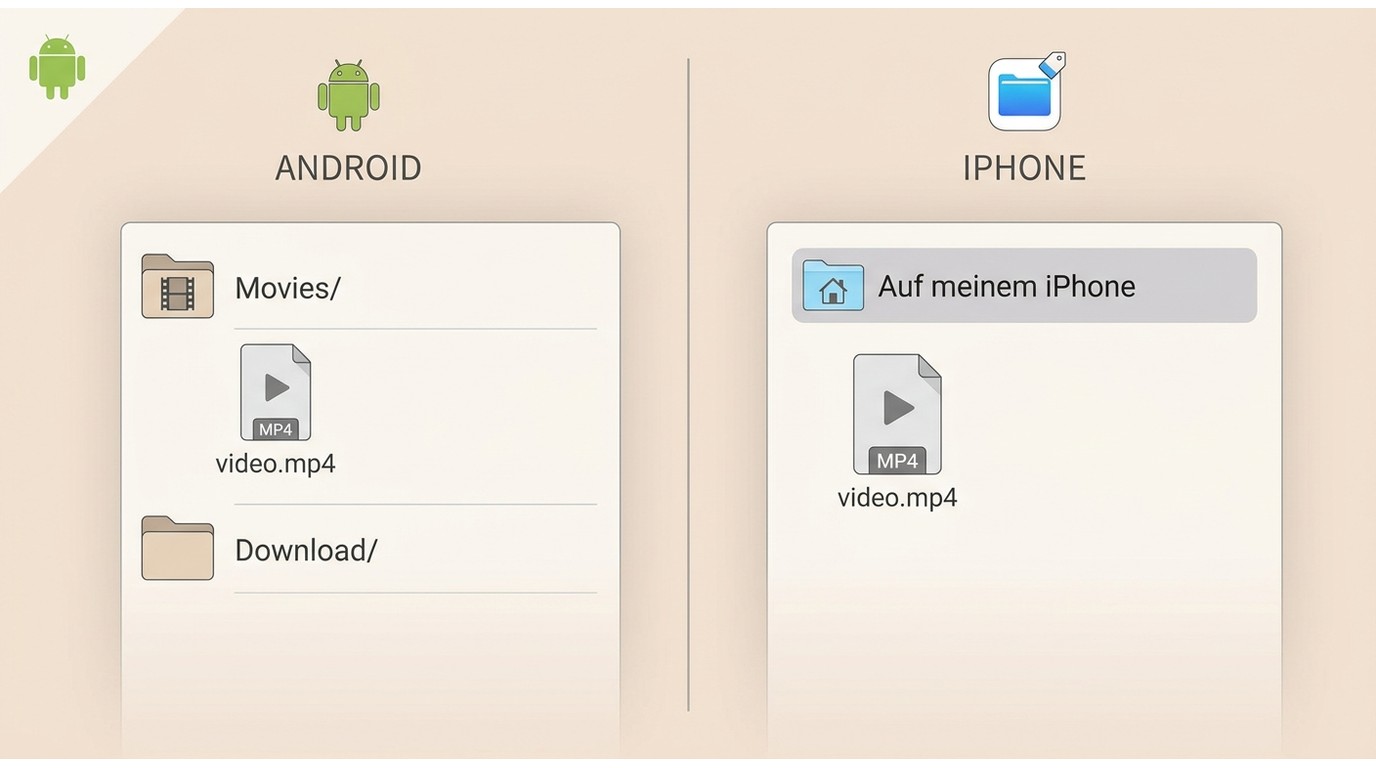 M3U8 to MP4 auf Android und iPhone
