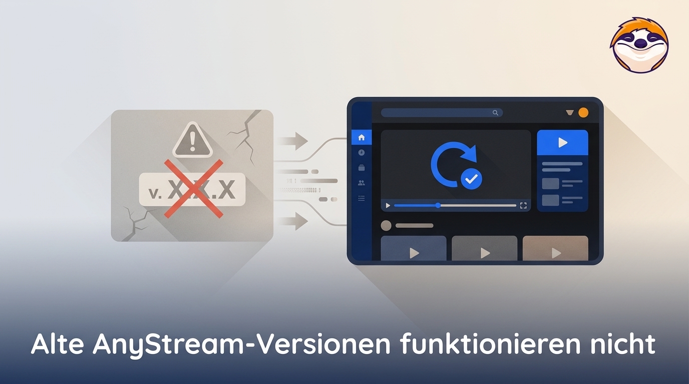 RedFox AnyStream: Warum alte Versionen 2026 nicht mehr funktionieren