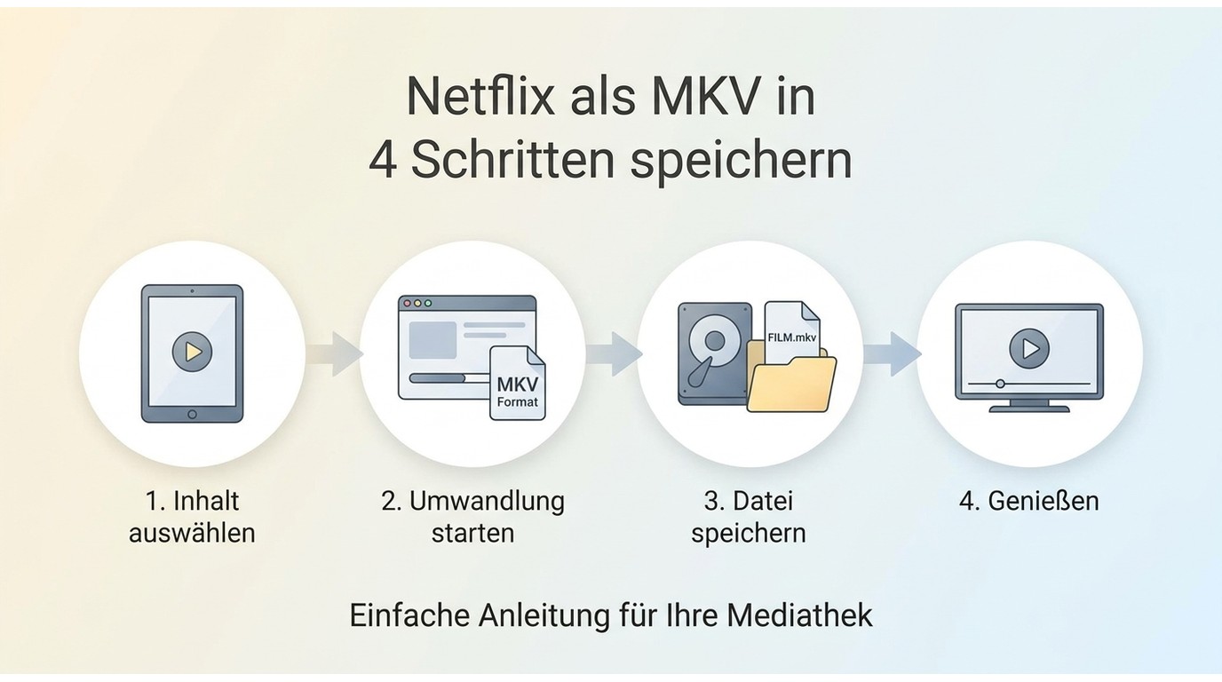 Netflix als MKV in vier Schritten speichern