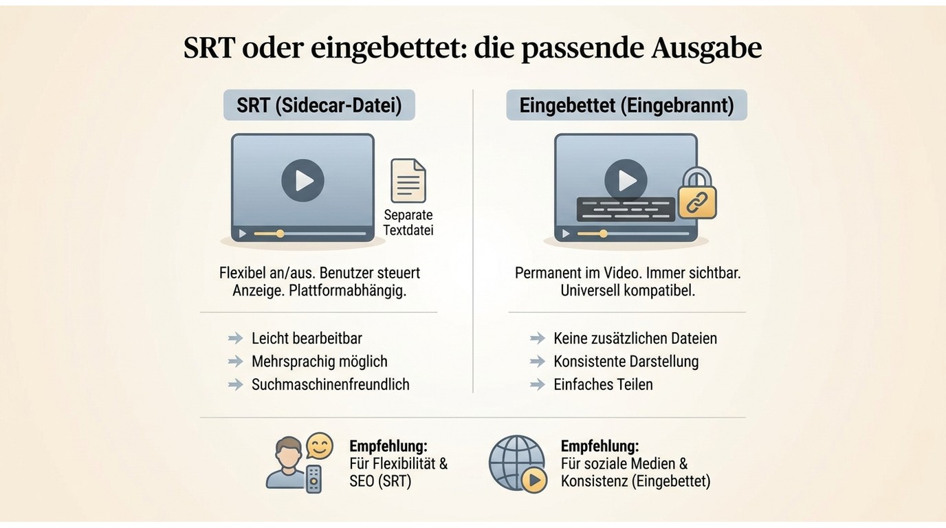 StreamFab Untertitel als SRT oder eingebettet in MP4 und MKV