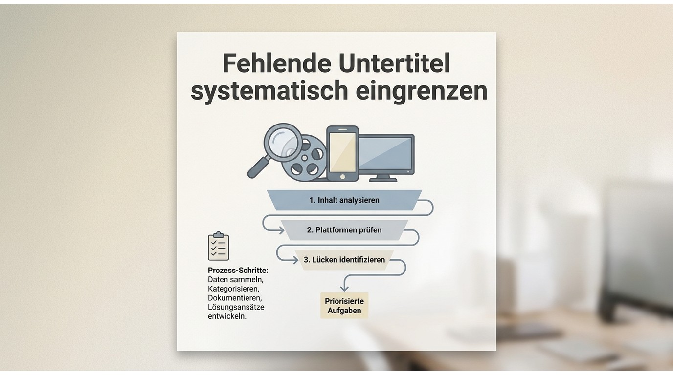 Fehlende StreamFab Untertitel Schritt für Schritt prüfen