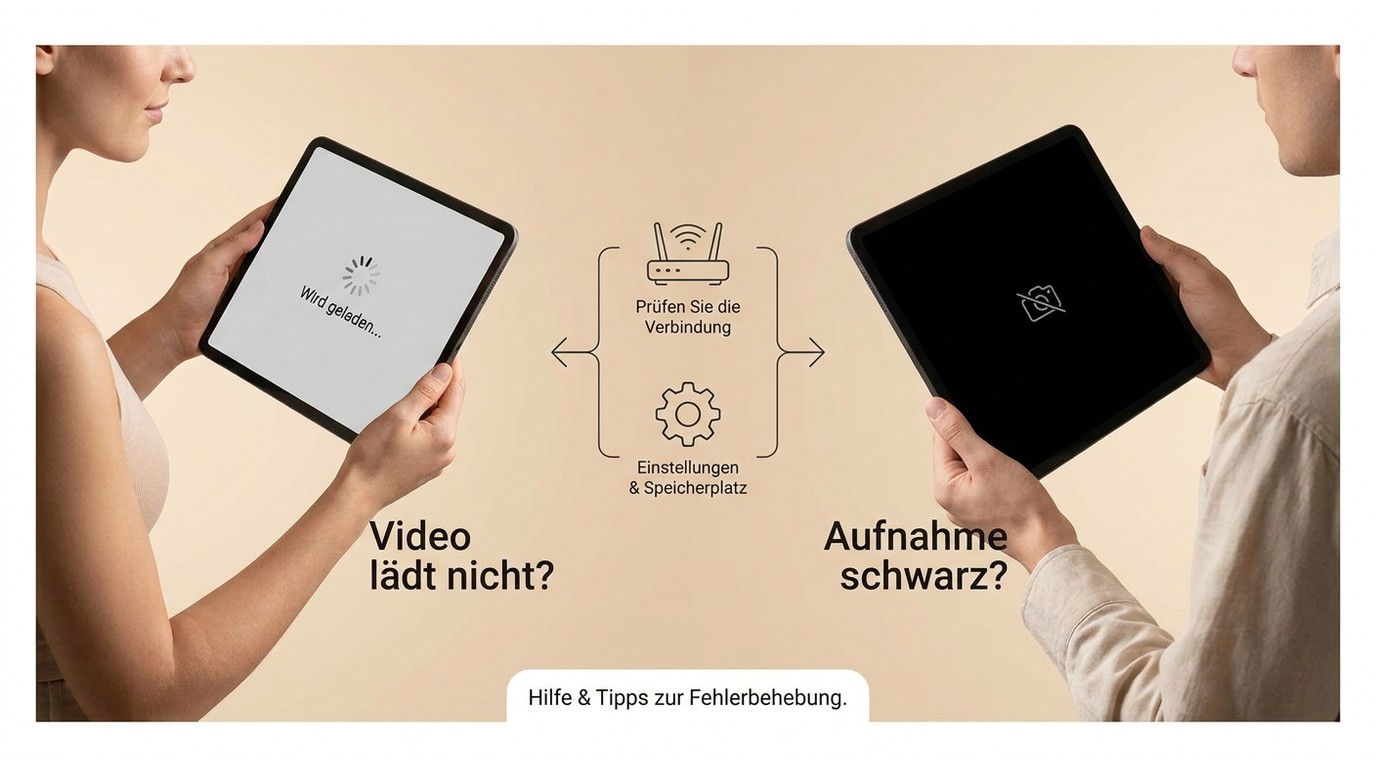 OnlyFans Video lädt nicht oder Aufnahme bleibt schwarz