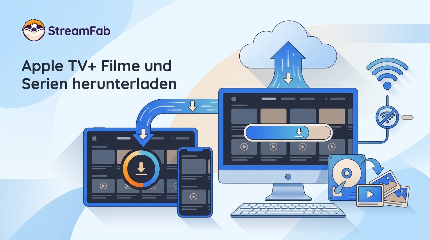 Apple TV+ Filme und Serien herunterladen: App, PC und Offline-Limits