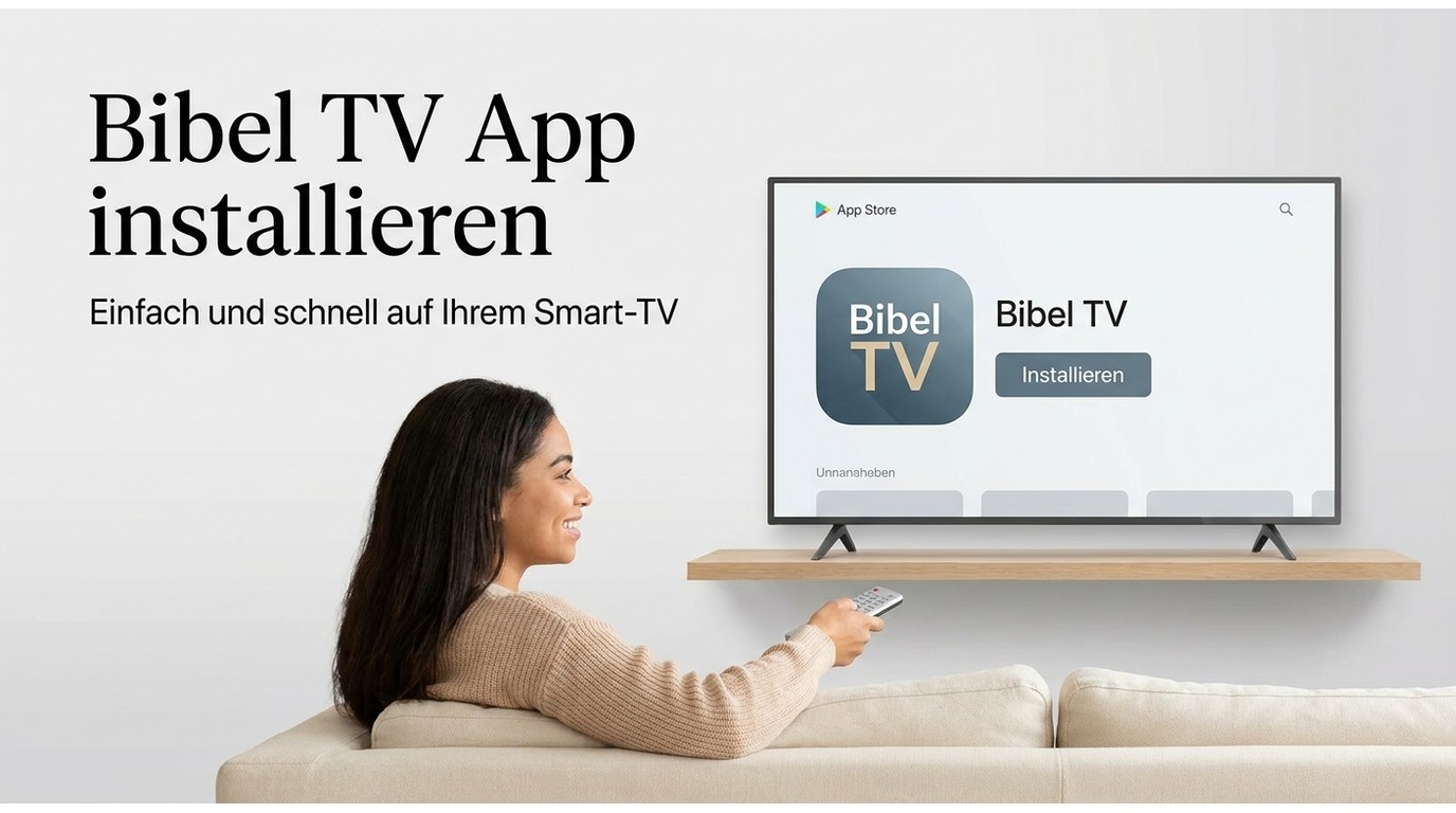 Bibel TV App auf einem unterstützten Smart-TV installieren