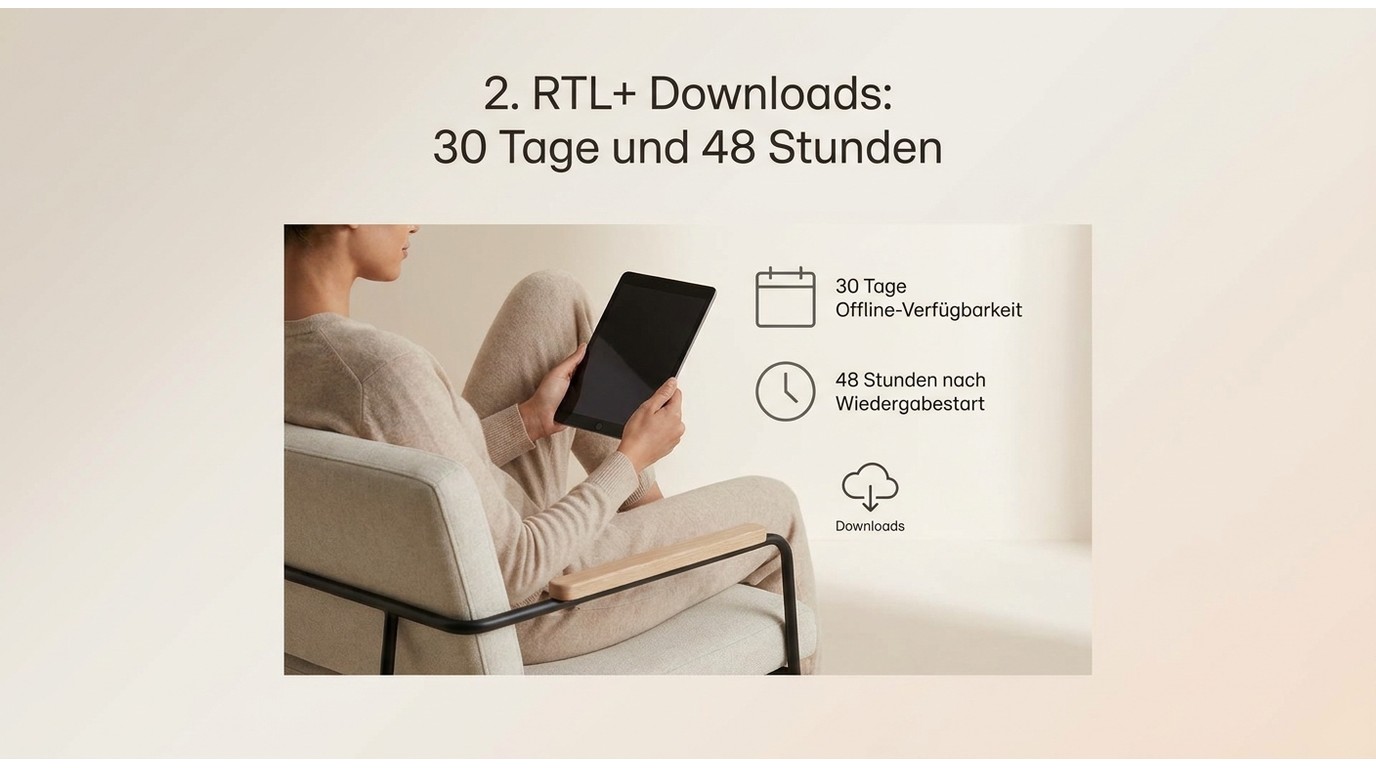 RTL Plus Download mit 30-Tage- und 48-Stunden-Frist