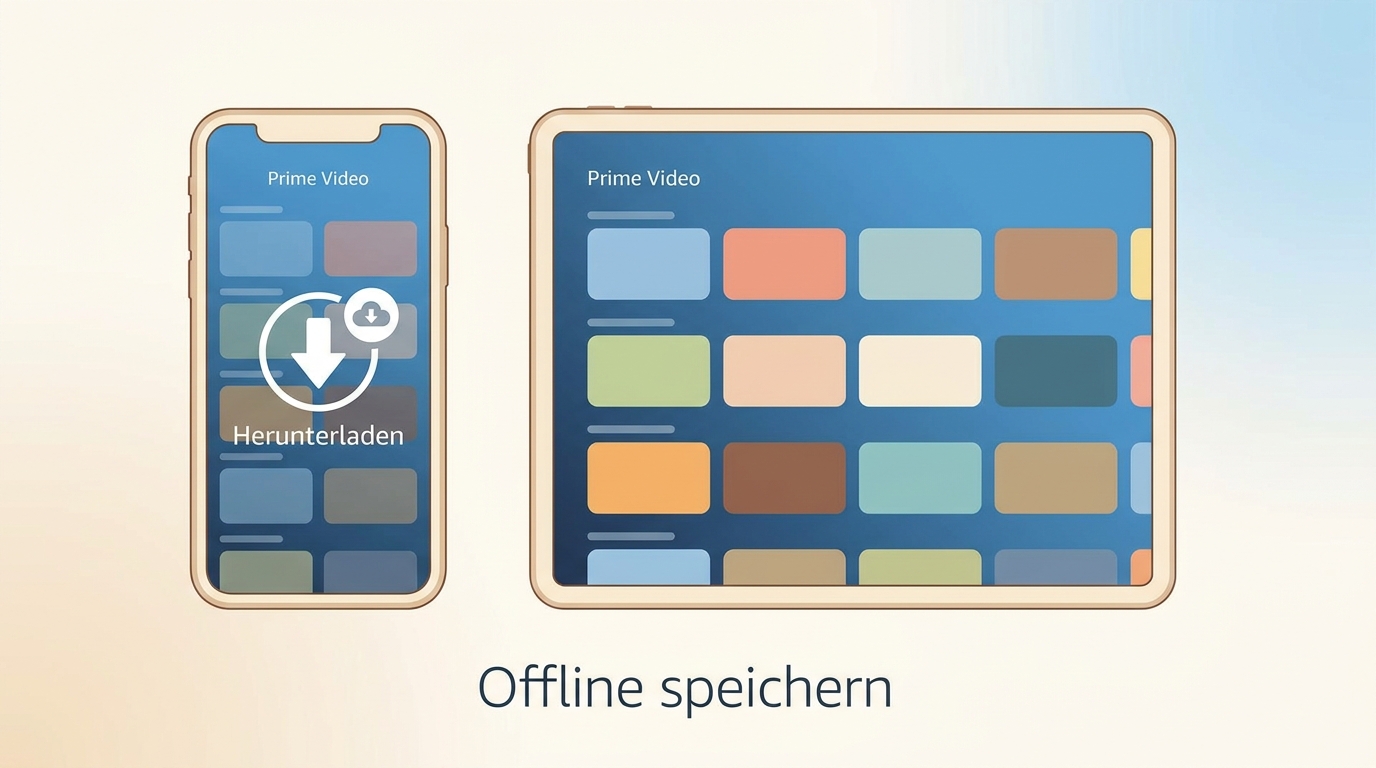 Amazon Prime auf Smartphone und Tablet aufnehmen