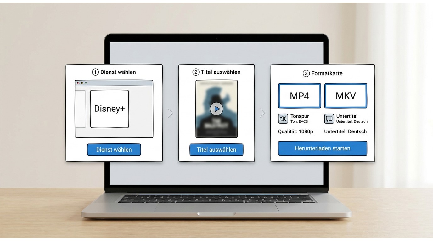 Disney+ Download auf dem Mac mit lokaler MP4- oder MKV-Datei