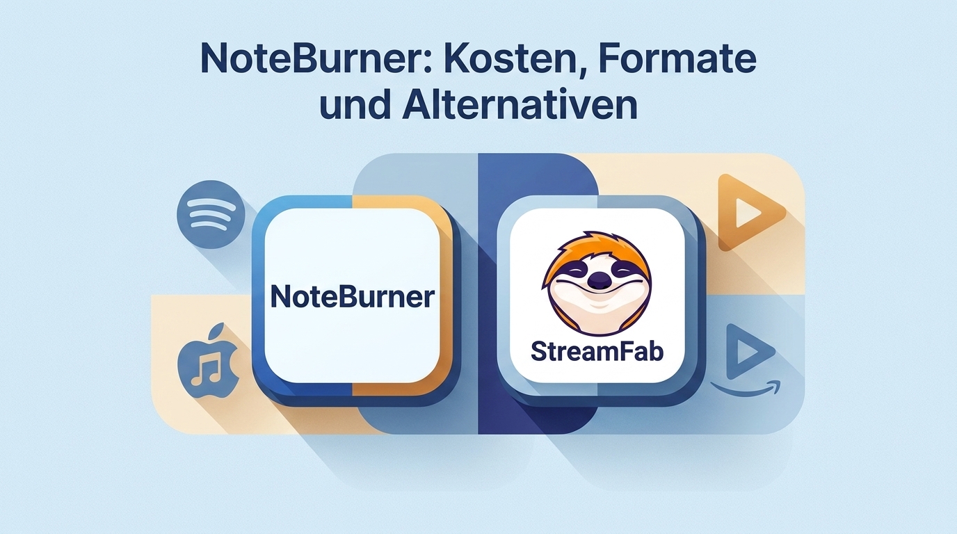 NoteBurner Alternative 2026: Video-Downloader für Netflix, Prime Video und weitere Dienste