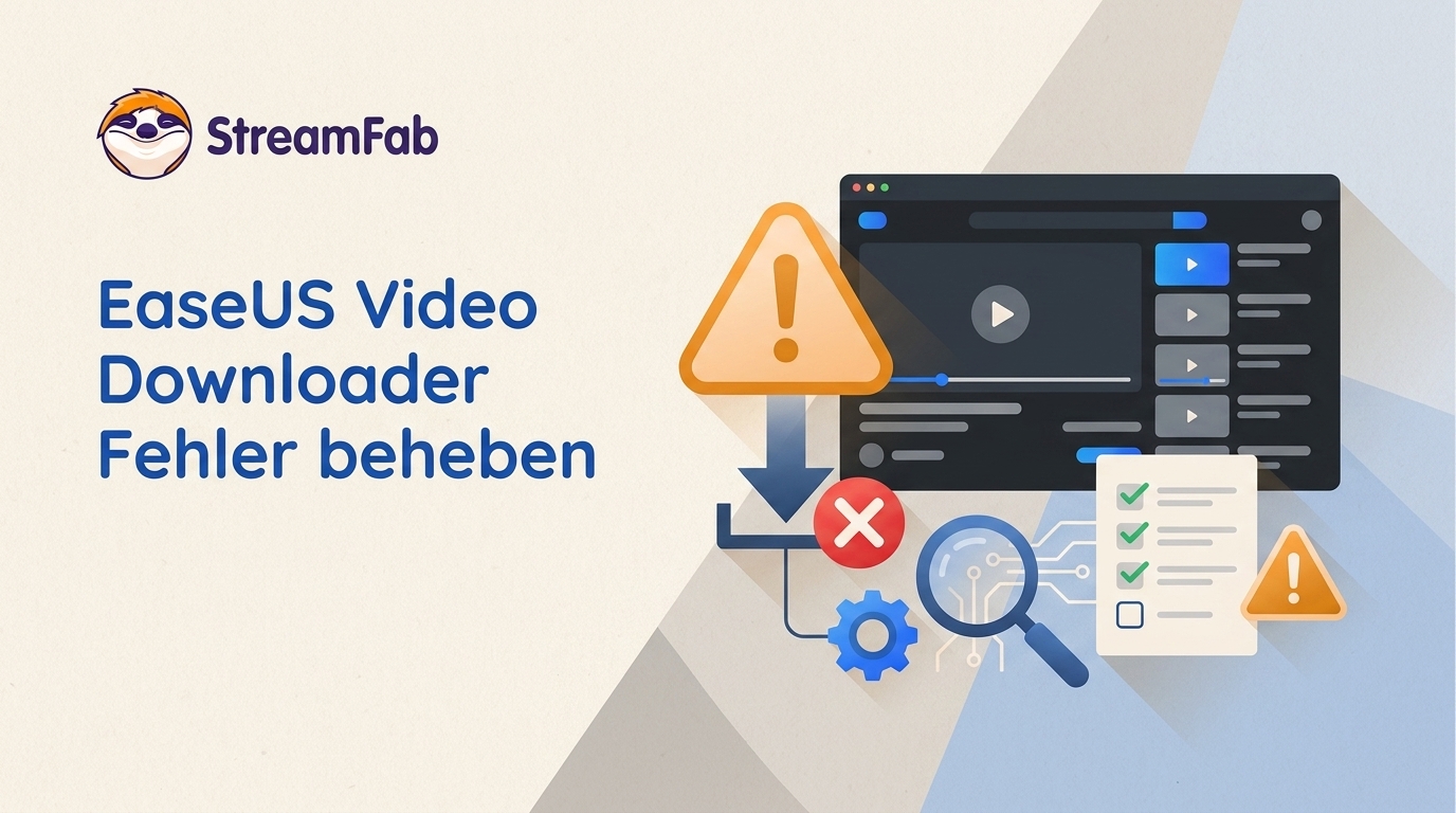 EaseUS Video Downloader funktioniert nicht? 5 schnelle Fehlerchecks