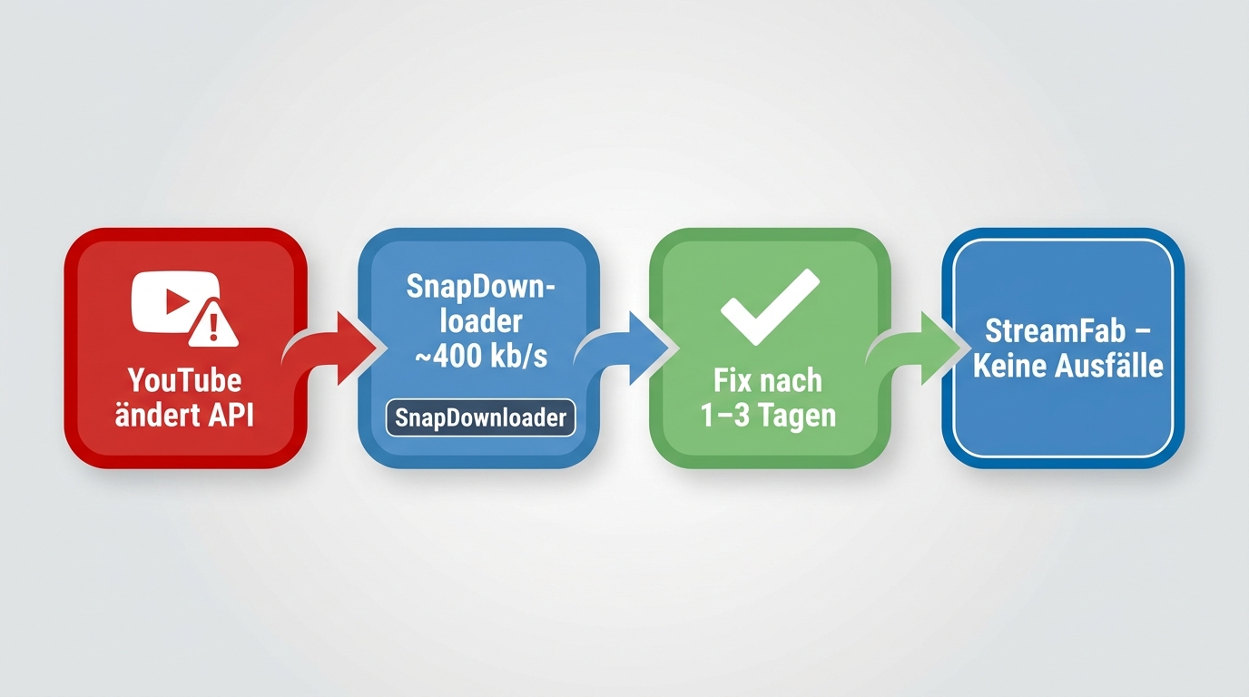 SnapDownloader Erfahrungen mit Updates, Download-Problemen und Support