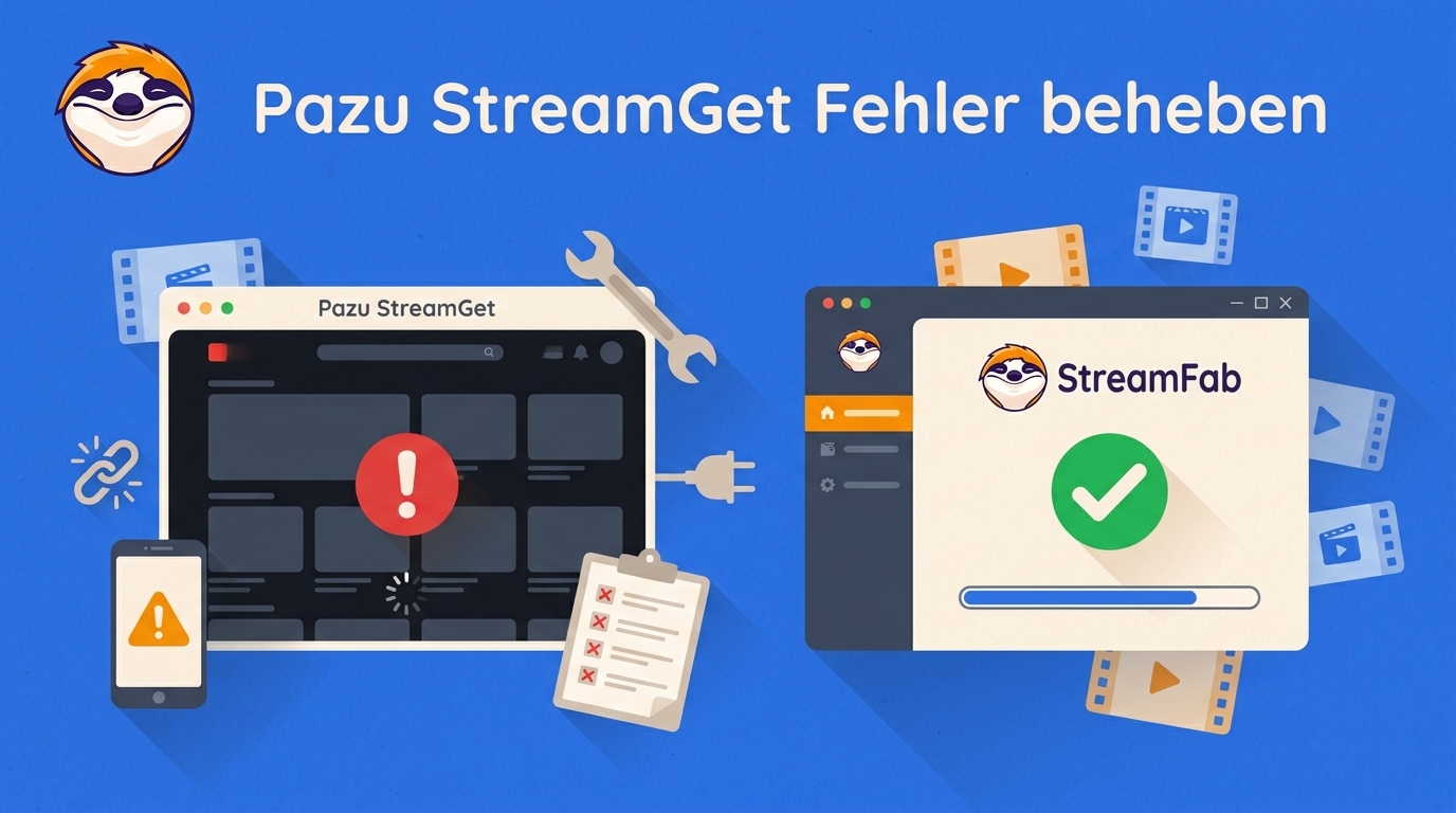 Pazu StreamGet funktioniert nicht? 4 Fehlerbilder und sinnvolle nächste Schritte