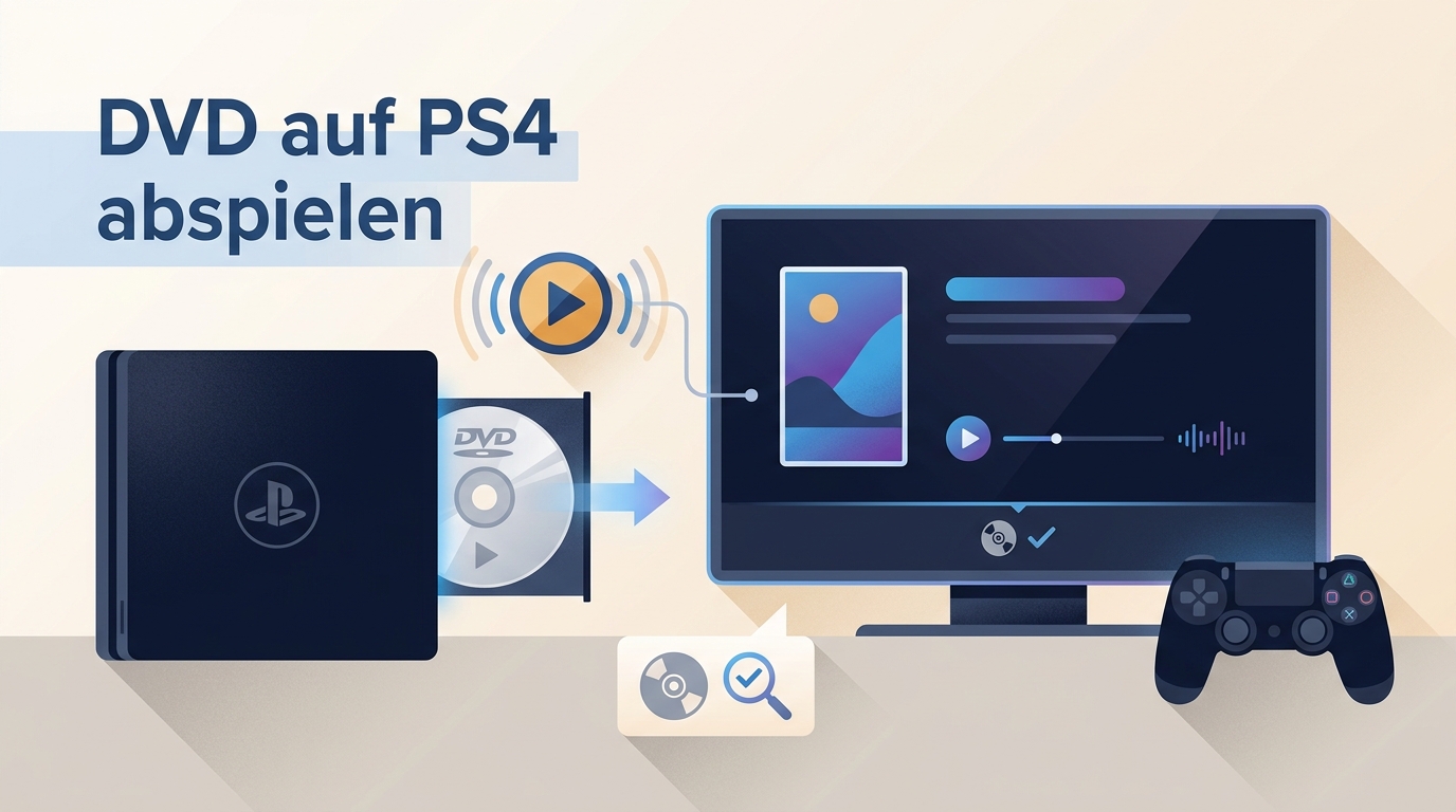 PS4 DVD abspielen: direkte Wiedergabe, Fehlerbehebung und USB-Option