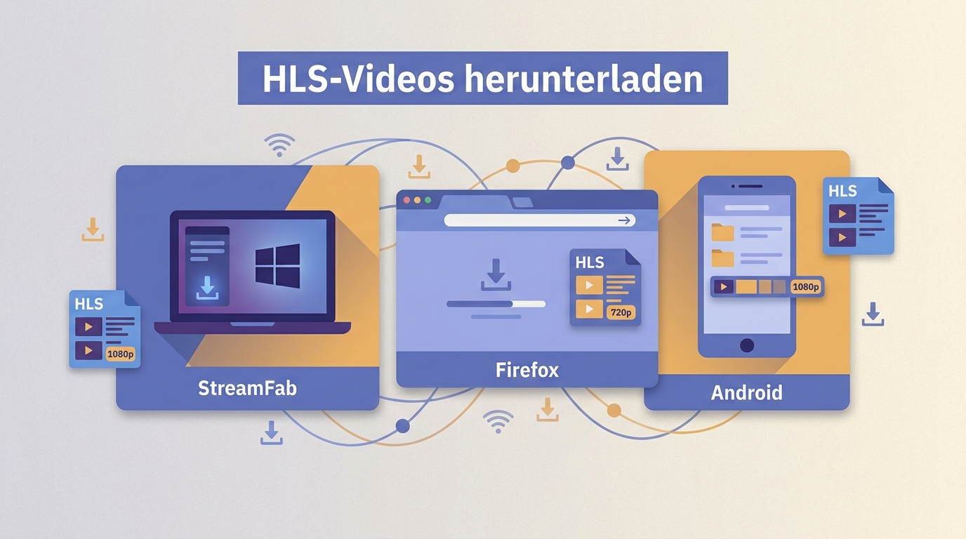 HLS Video Downloader 2026: Tools für PC, Browser und Android