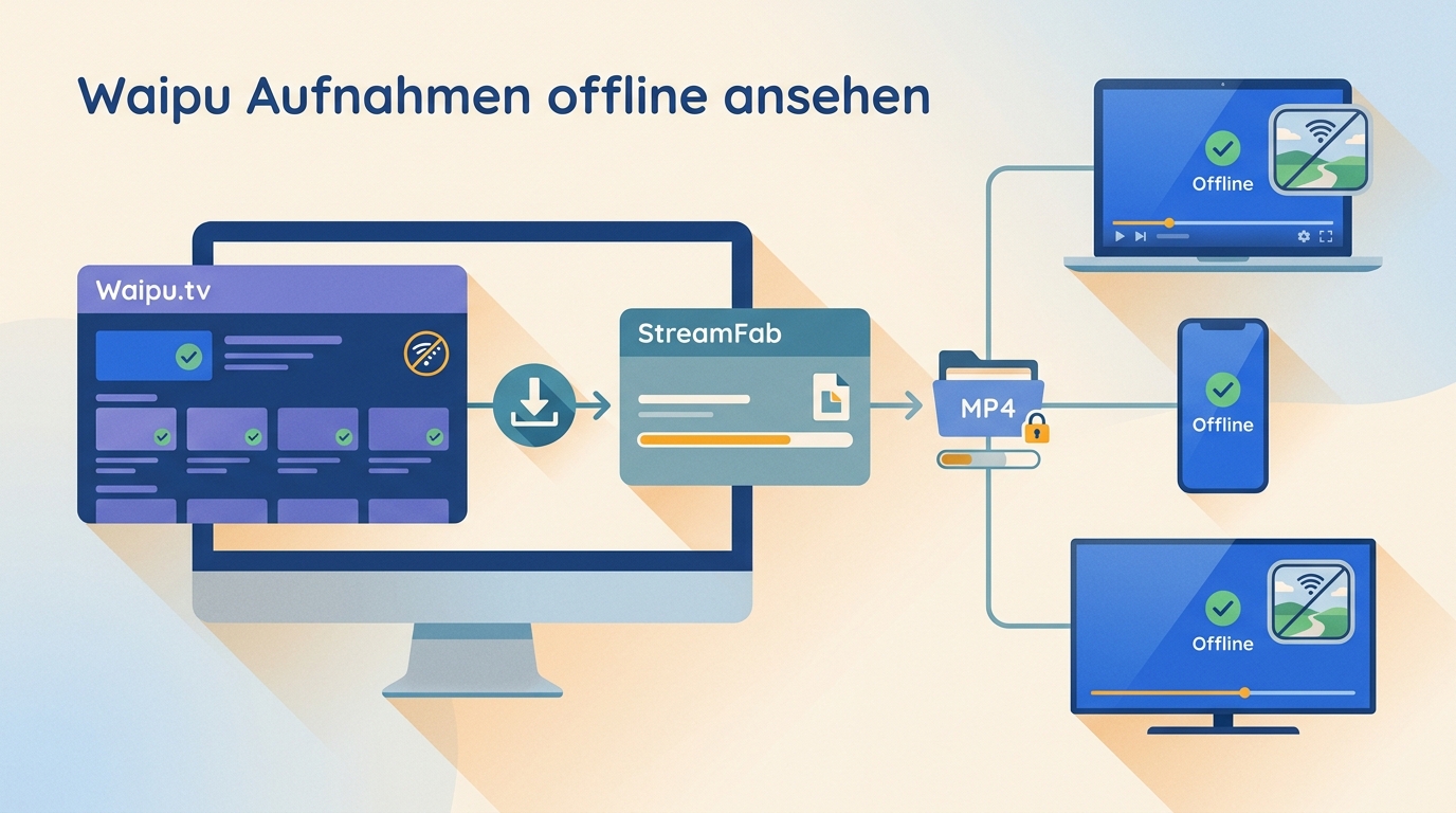 Waipu Aufnahmen offline schauen: Cloud-Aufnahmen, lokale Dateien und Live-TV 2026