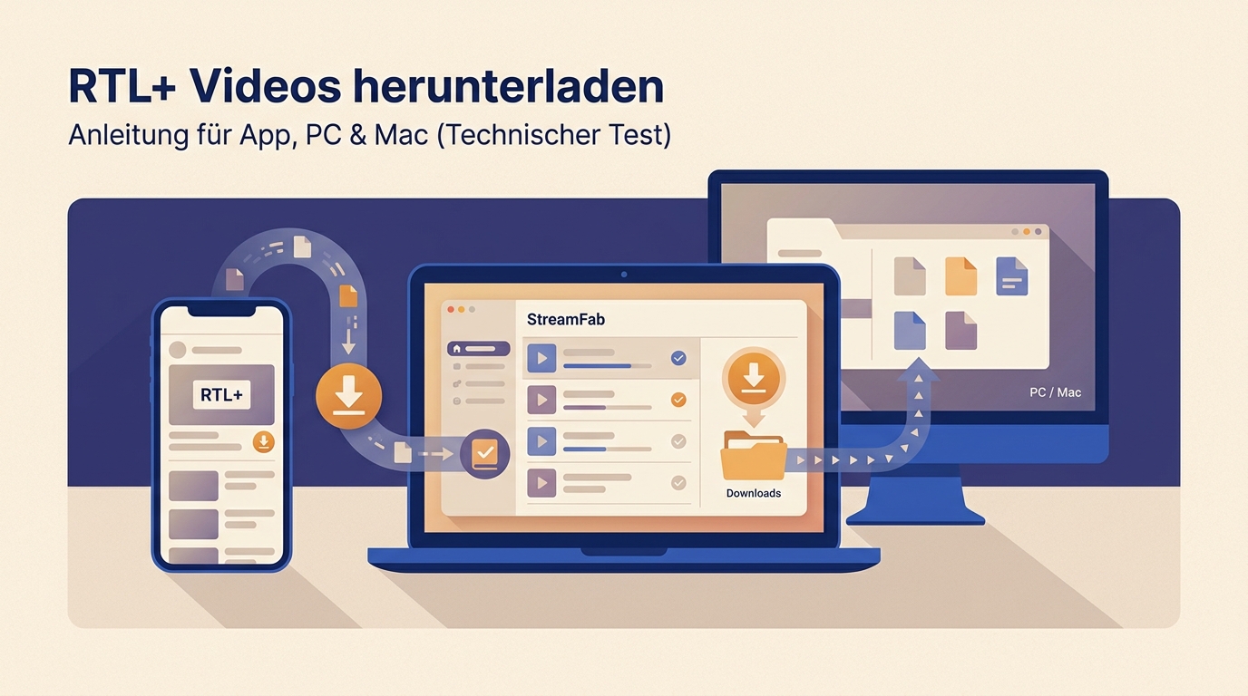 RTL+ Video Download: Anleitung für App, PC & Mac (Technischer Test 2026)