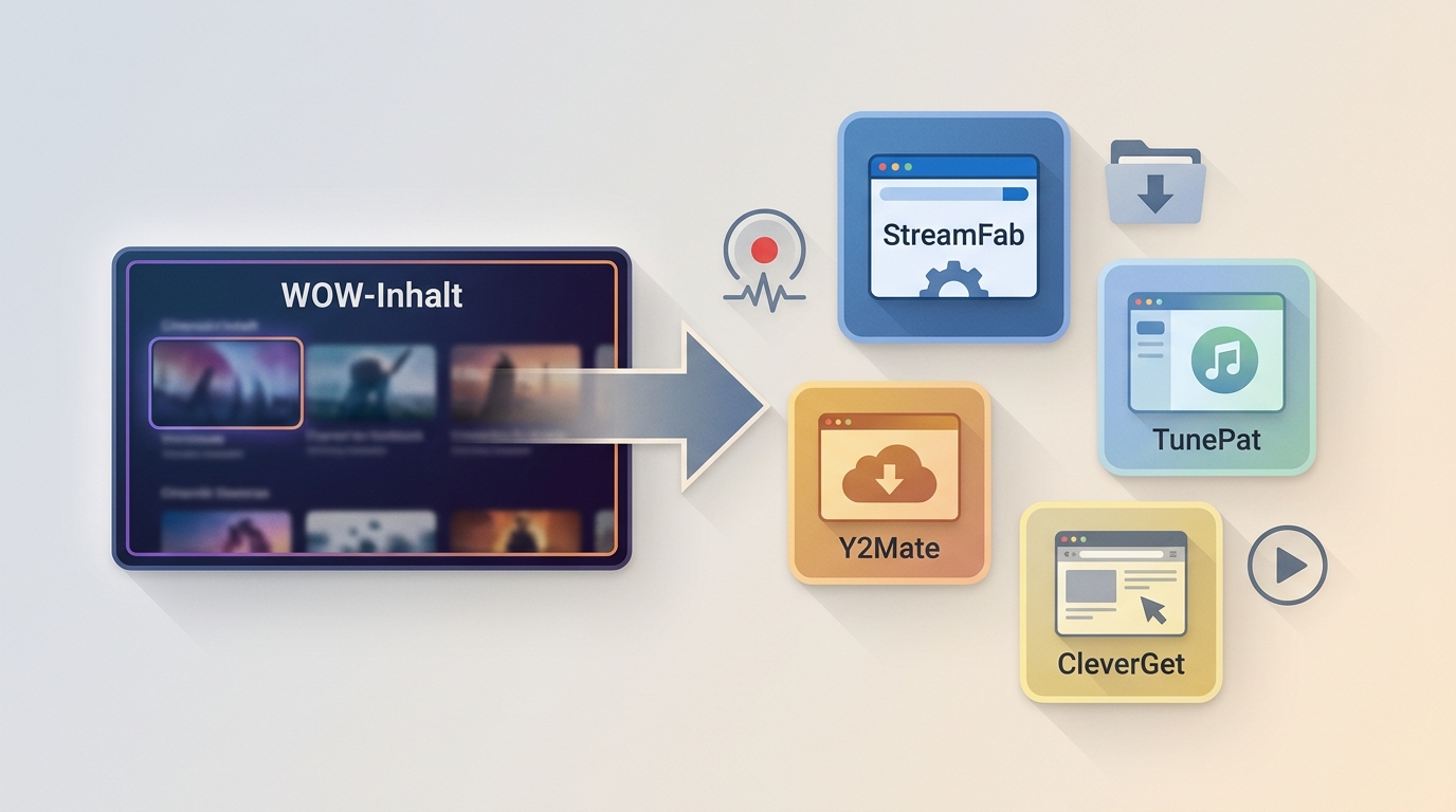 5 WOW-Downloadmethoden im Vergleich: App, Downloader und Aufnahme