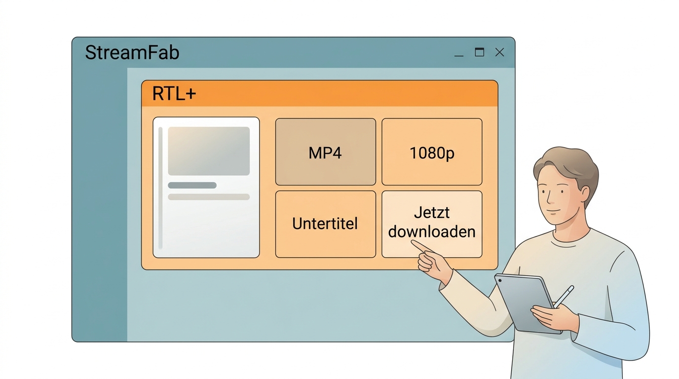 StreamFab RTL Plus Downloader mit 1080p MP4 und MKV Ausgabe