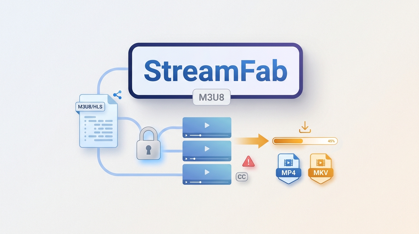 StreamFab DRM M3U8 Downloader im Test 2026: Formate, Grenzen und Fehlerhilfe