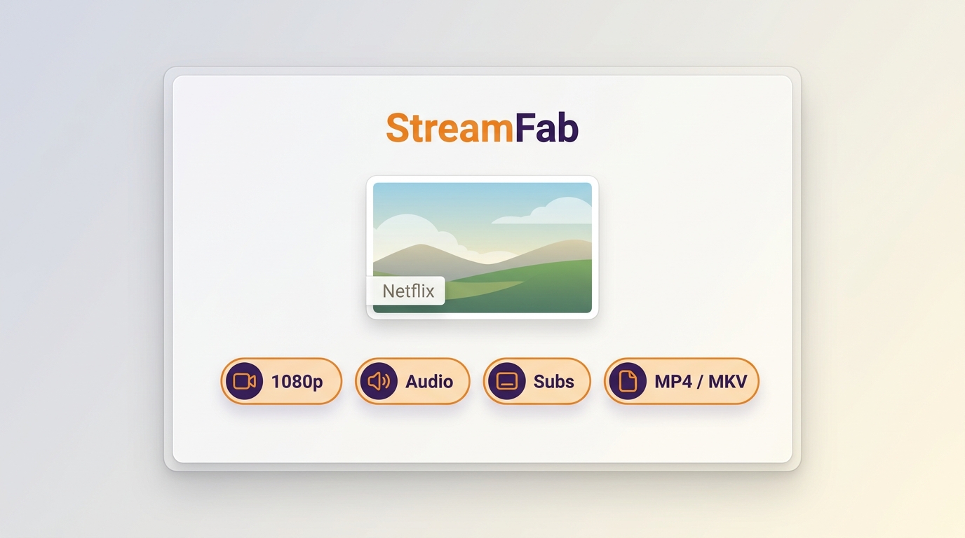 StreamFab Netflix Downloader mit 1080p Audiospur und MP4 oder MKV