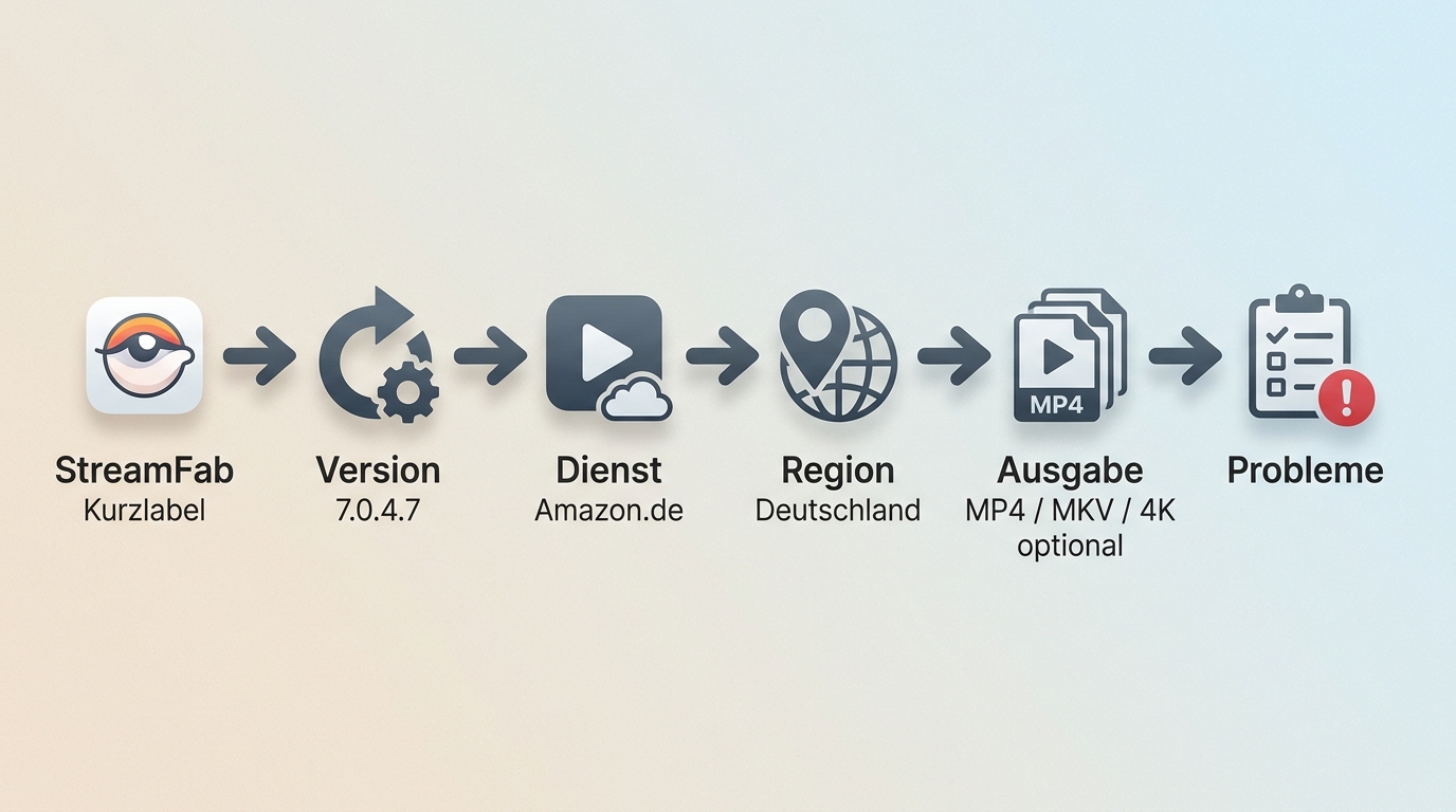 Aktuelle StreamFab Probleme nach Version und Dienst prüfen