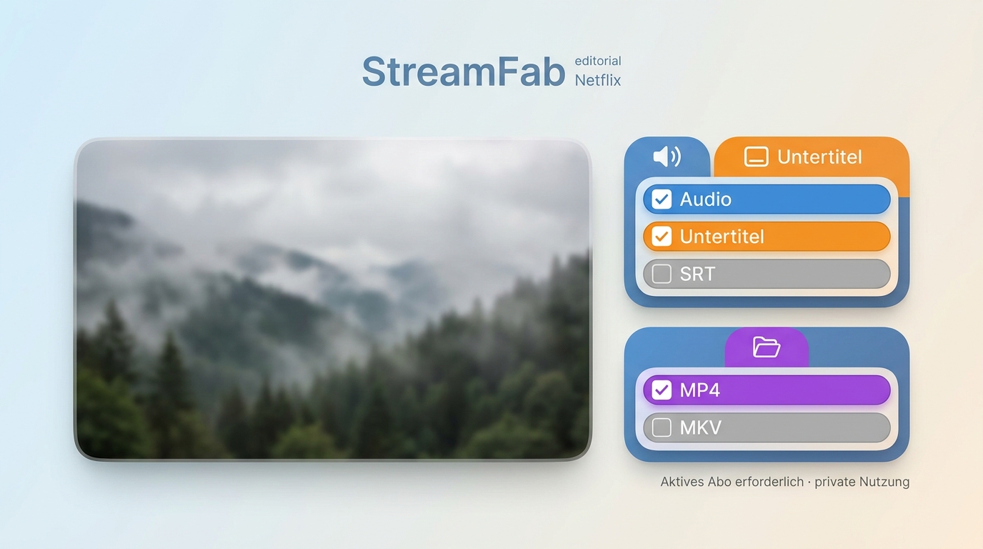 MP4 MKV Audio und Untertitel bei StreamFab Audials und PlayOn