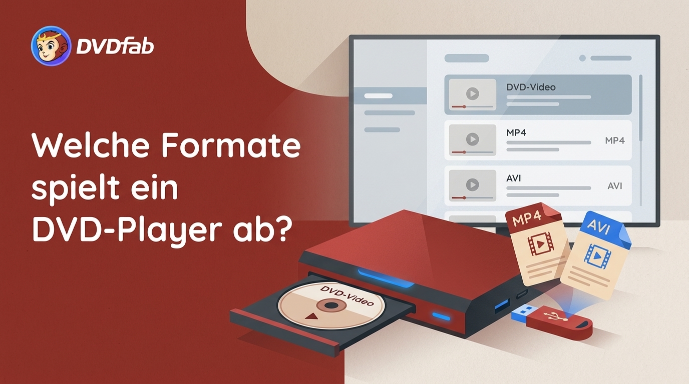 Welche Formate spielt ein DVD-Player ab? DVD-Video, MP4 und AVI erklärt