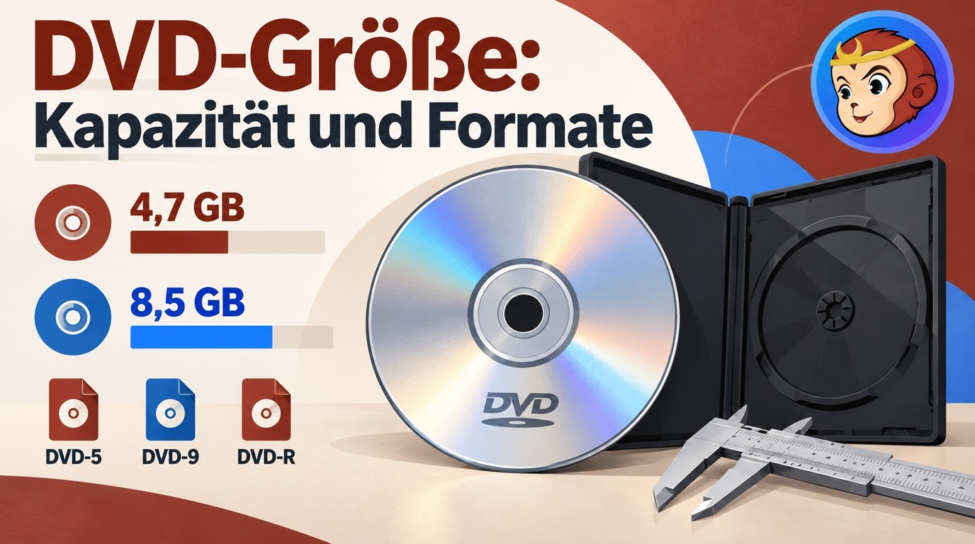 DVD-Größe erklärt: Maße, Kapazität und passende Formate