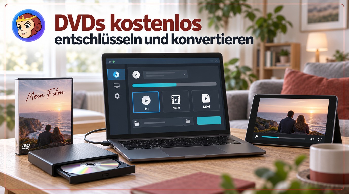 Kostenlose DVD-Decrypter 2026: 1:1, MKV und MP4 für Windows, macOS und Linux