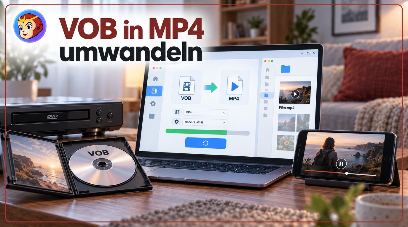 VOB in MP4 umwandeln: kostenlos, online oder lokal – welche Methode passt?