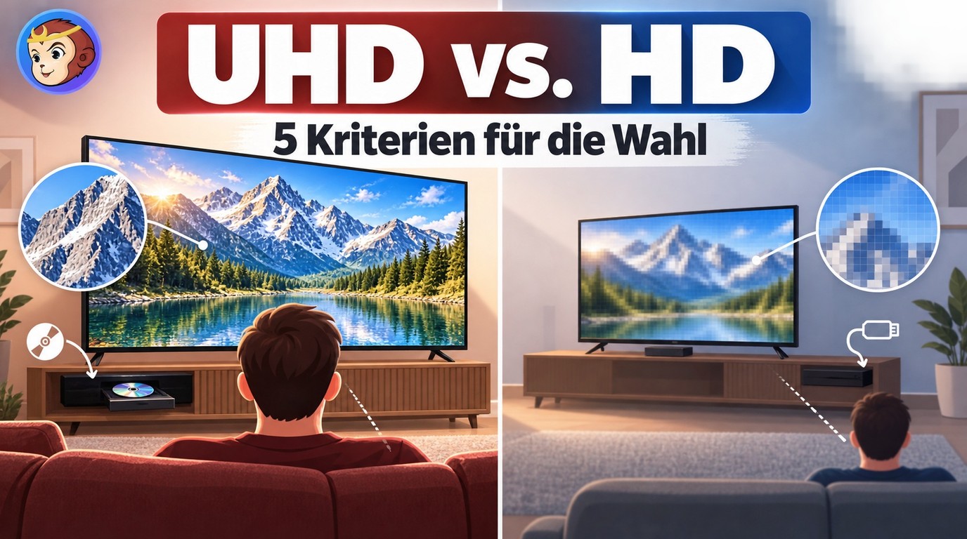 Ultra HD (UHD) vs. HD: 5 Kriterien für die Wahl