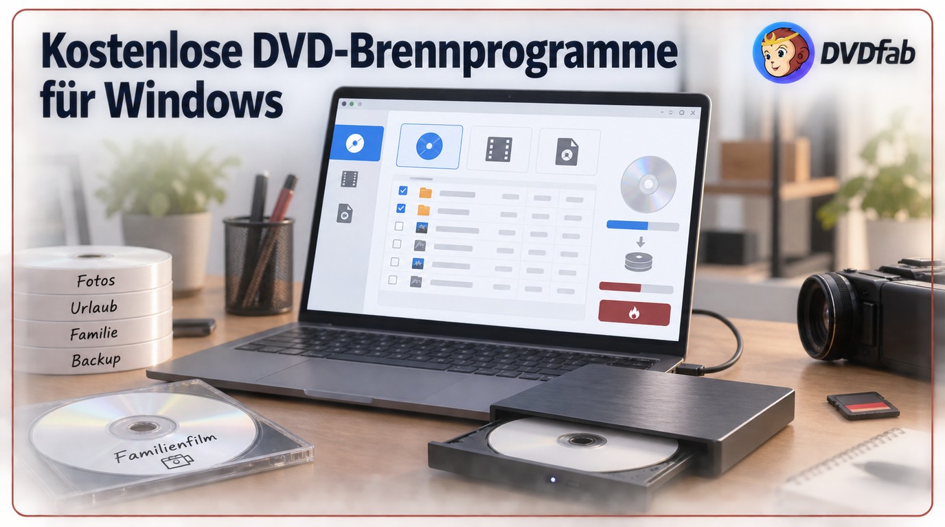 Kostenlose DVD-Brennprogramme für Windows 11: Daten, Video, ISO