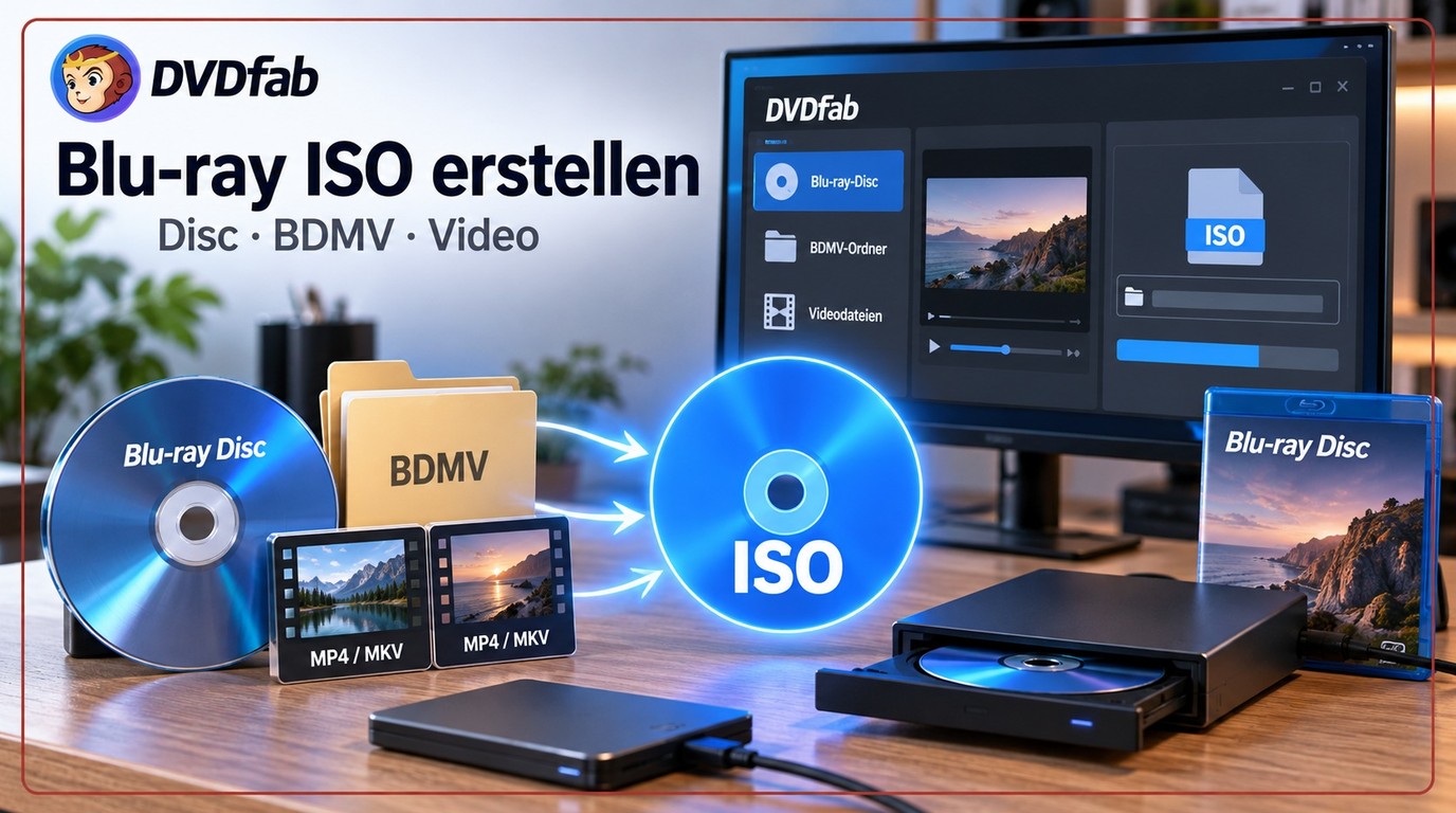 Blu-ray-ISO erstellen: 3 Wege für Disc, BDMV und Video