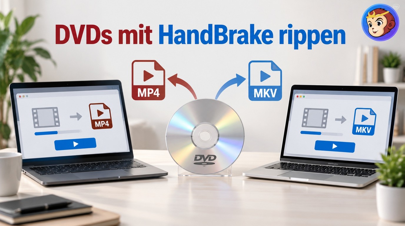 DVD mit HandBrake rippen: Formate, Presets und Grenzen 2026