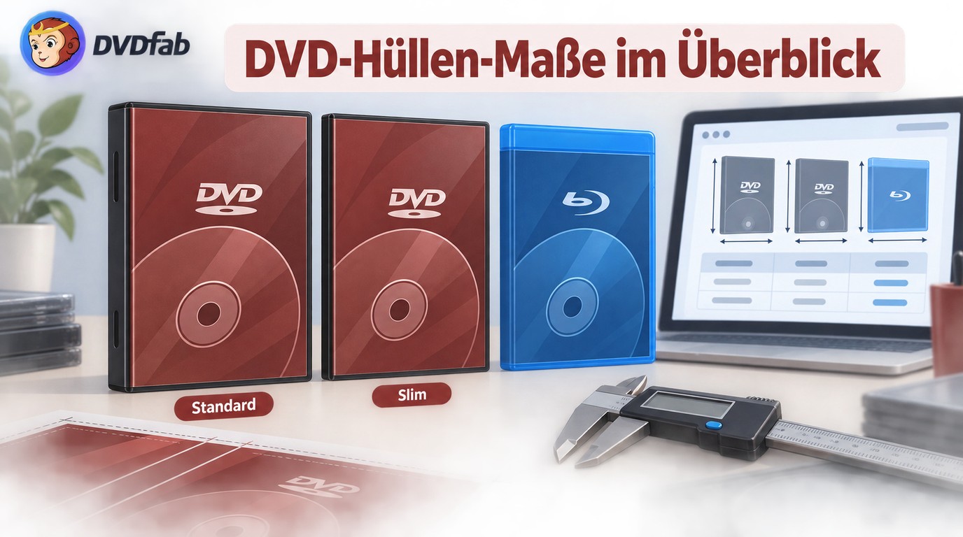 DVD-Hüllen-Maße: Standard, Slim, Cover und Blu-ray im Überblick
